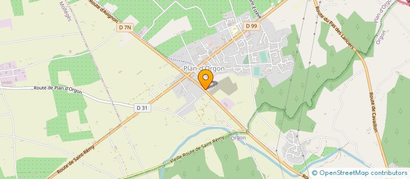 localisation de l'entreprise MADAME HELENE BENOIT à PLAN D'ORGON