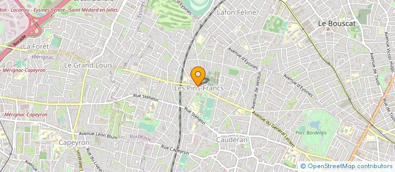 localisation de l'entreprise MADAME HELENE BENOIT à BORDEAUX