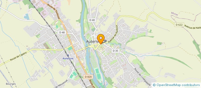 localisation de l'entreprise MADAME HELENE BERDOUES  AUTERIVE