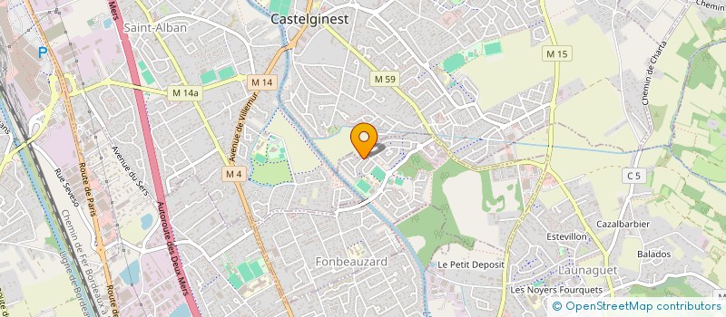 localisation de l'entreprise MADAME HELENE BERINGUIER à FONBEAUZARD