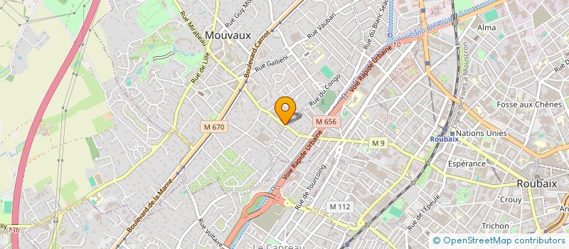 localisation de l'entreprise MADAME HELENE BERNARD à MOUVAUX