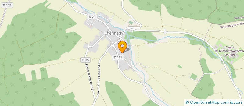 localisation de l'entreprise MADAME HELENE BERNARDEAU  CHENNEGY