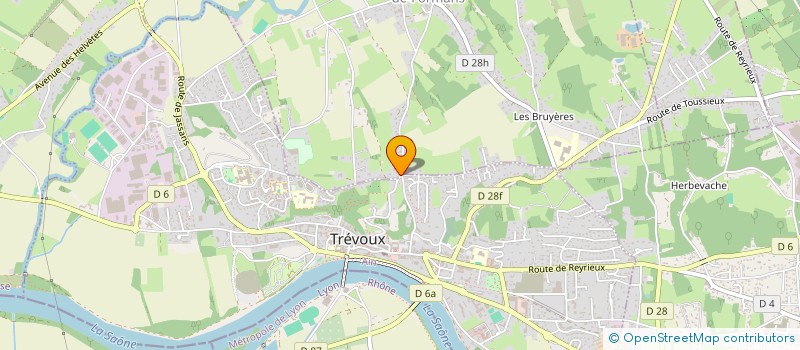 localisation de l'entreprise MADAME HELENE BERNARDI  SAINT-DIDIER-DE-FORMANS