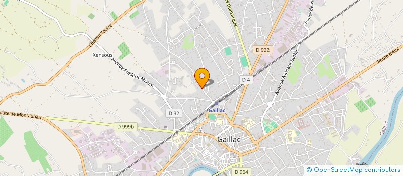 localisation de l'entreprise MADAME HELENE BERNES  GAILLAC