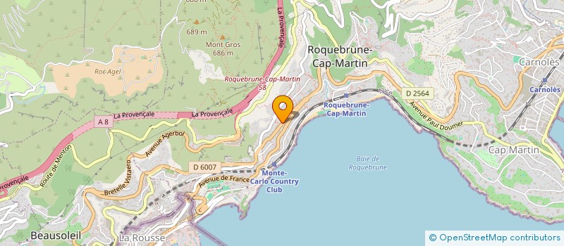 localisation de l'entreprise MADAME HELENE BERNON à ROQUEBRUNE-CAP-MARTIN
