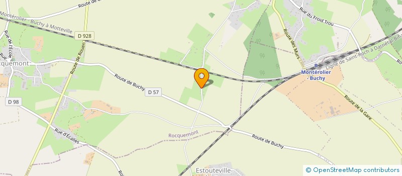 localisation de l'entreprise MADAME HELENE BERRUBE  ROCQUEMONT