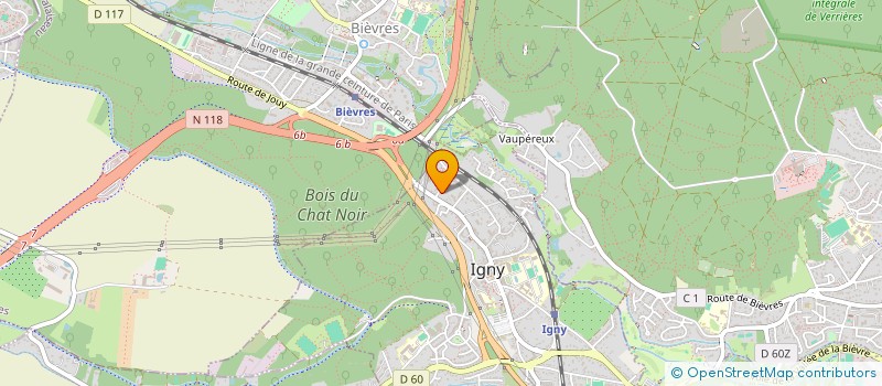 localisation de l'entreprise MADAME HELENE BERTELOOT à IGNY