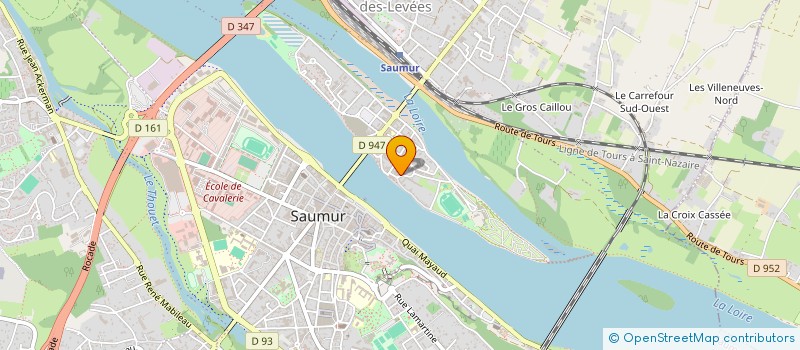 localisation de l'entreprise MADAME HELENE BERTHAUD  SAUMUR