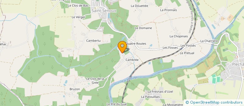 localisation de l'entreprise MADAME HELENE BERTHELOT à SAINT-SENOUX