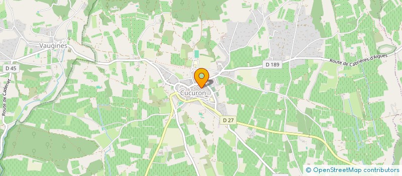 localisation de l'entreprise MADAME HELENE BERTIN à CUCURON