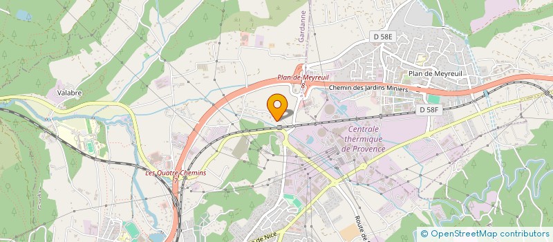 localisation de l'entreprise MADAME HELENE BERTIN à GARDANNE