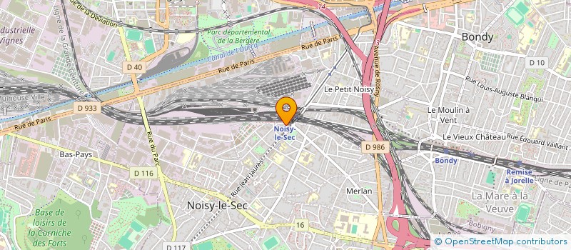 localisation de l'entreprise MADAME HELENE BERTOLDI à NOISY-LE-SEC