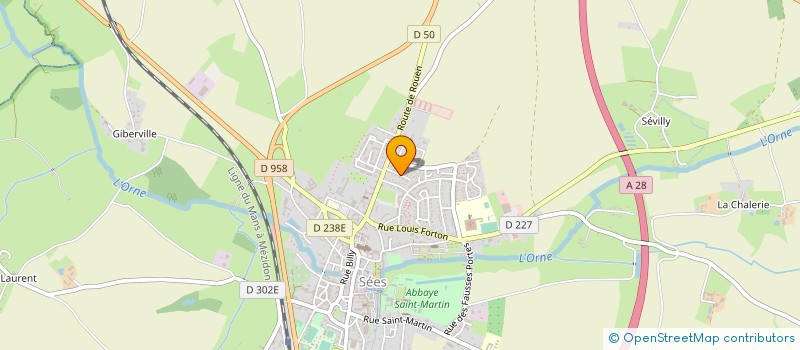 localisation de l'entreprise MADAME HELENE BERTRAND à CHAILLOUE