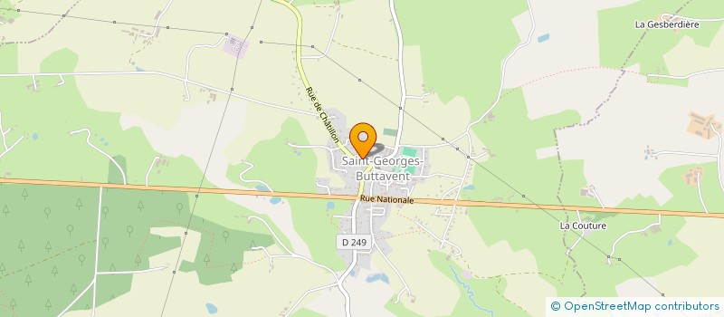 localisation de l'entreprise MADAME HELENE BESSIERE  SAINT-GEORGES-BUTTAVENT