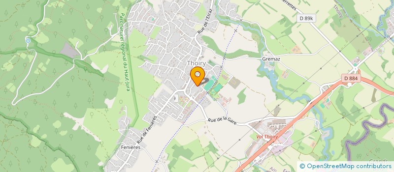 localisation de l'entreprise MADAME HELENE BESSON  THOIRY