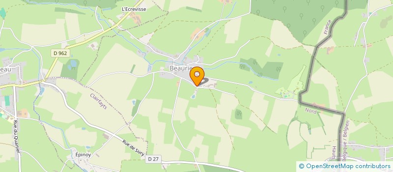 localisation de l'entreprise MADAME HELENE BETRY à BEAURIEUX
