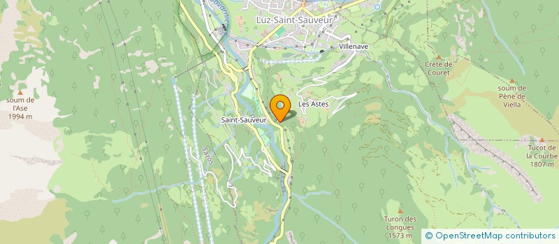 localisation de l'entreprise MADAME HELENE BEYRAND  LUZ-SAINT-SAUVEUR