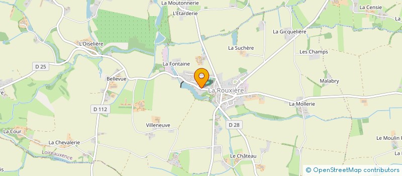 localisation de l'entreprise MADAME HELENE BIDET à LOIREAUXENCE