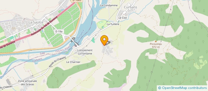 localisation de l'entreprise MADAME HELENE BIED à CURBANS