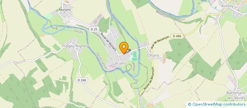 localisation de l'entreprise MADAME HELENE BIGOT  LARIANS-ET-MUNANS