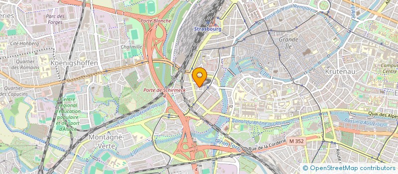 localisation de l'entreprise MADAME HELENE BILLARD à STRASBOURG