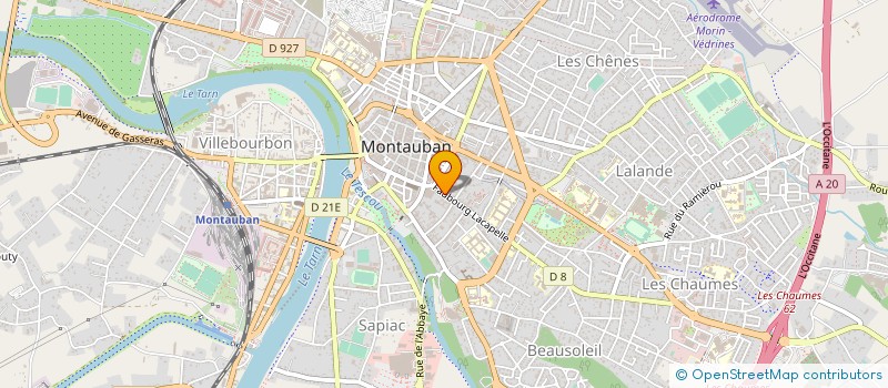 localisation de l'entreprise MADAME HELENE BISSON à MONTAUBAN