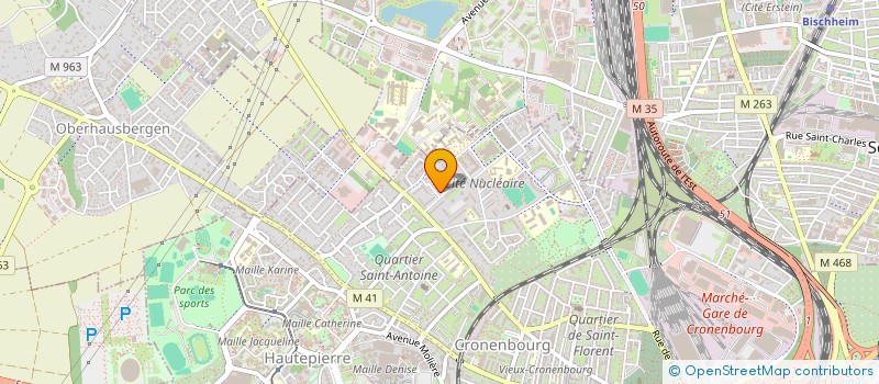 localisation de l'entreprise MADAME HELENE BIV  STRASBOURG