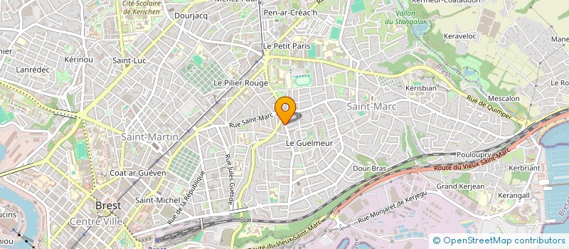 localisation de l'entreprise MADAME HELENE BIZIEN à BREST