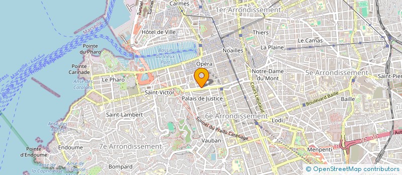 localisation de l'entreprise MADAME HELENE BLACHON  MARSEILLE