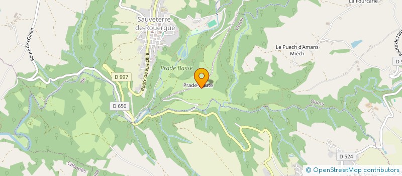 localisation de l'entreprise MADAME HELENE BLANC  QUINS