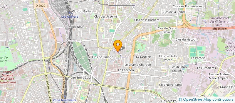 localisation de l'entreprise MADAME HELENE BLANCHARD à ORLEANS