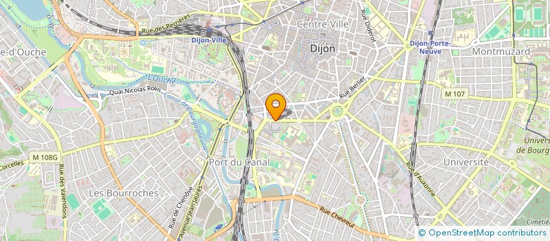 localisation de l'entreprise MADAME HELENE BLANCHETEAU à DIJON