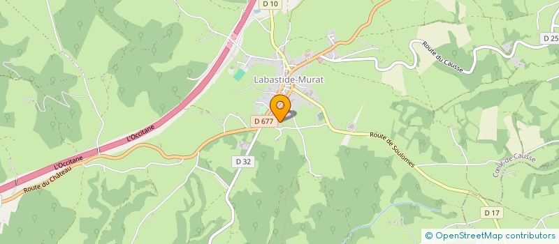 localisation de l'entreprise MADAME HELENE BLANDIN  COEUR DE CAUSSE