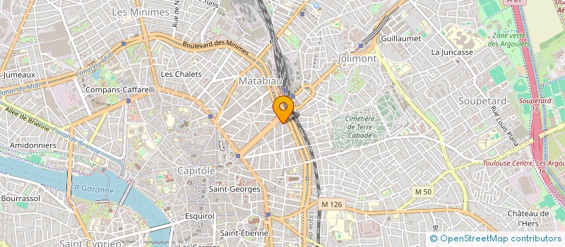 localisation de l'entreprise MADAME HELENE BLAQUIERE  TOULOUSE