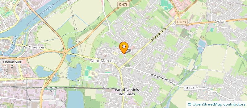 localisation de l'entreprise MADAME HELENE BOHIN  SAINT-MARCEL