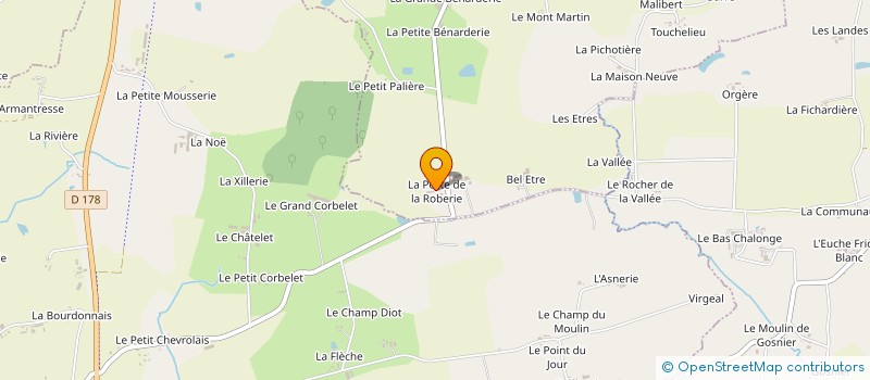 localisation de l'entreprise MADAME HELENE BOISRAME  SAINT-GERMAIN-DU-PINEL