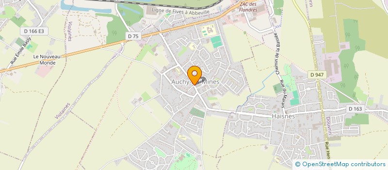 localisation de l'entreprise MADAME HELENE BOLLON à ARMENTIERES