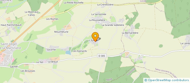 localisation de l'entreprise MADAME HELENE BOMBILLON  MELLE