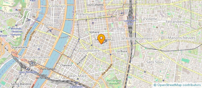 localisation de l'entreprise MADAME HELENE BONNARDEL  LYON