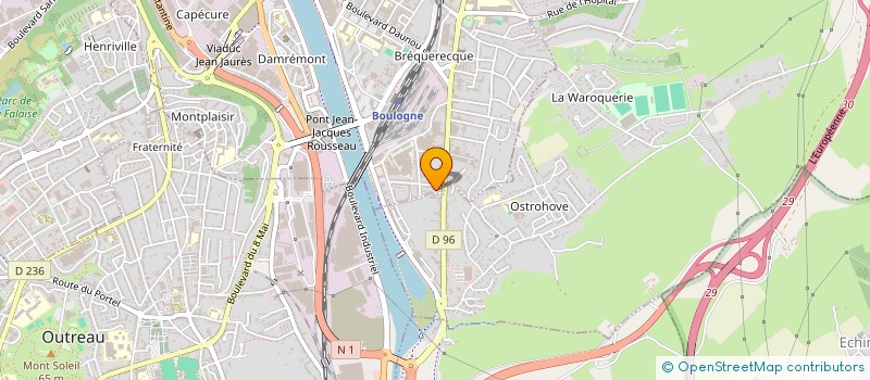 localisation de l'entreprise MADAME HELENE BONNET à BOULOGNE SUR MER