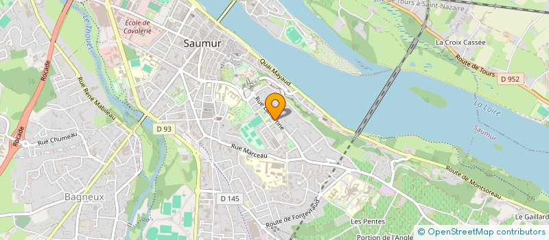 localisation de l'entreprise MADAME HELENE BONNET  SAUMUR