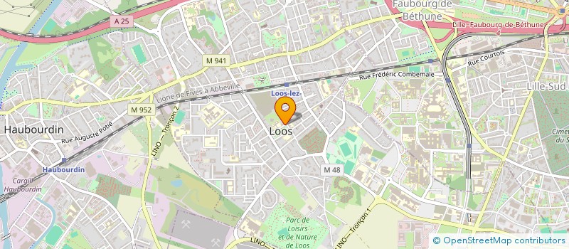 localisation de l'entreprise MADAME HELENE BONNET  LOOS