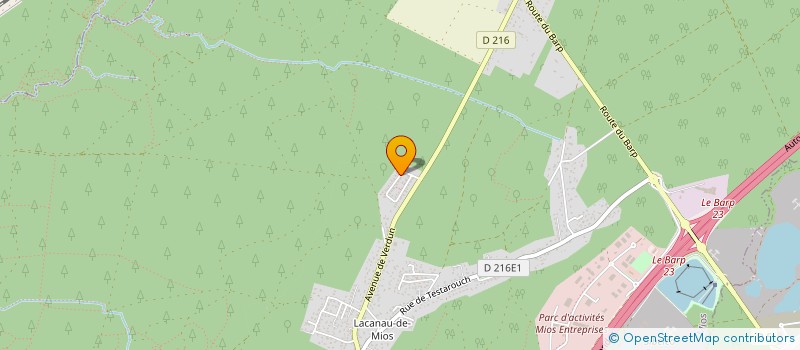 localisation de l'entreprise MADAME HELENE BONNET  MIOS