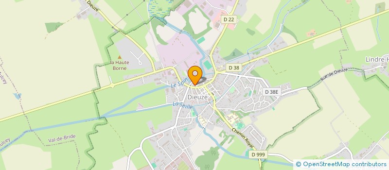 localisation de l'entreprise MADAME HELENE BONNIOL  DIEUZE