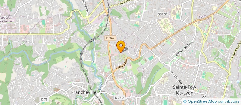 localisation de l'entreprise MADAME HELENE BONOT  FRANCHEVILLE