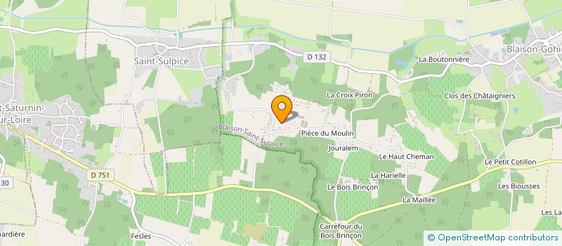 localisation de l'entreprise MADAME HELENE BONSIRVEN  BLAISON-SAINT-SULPICE