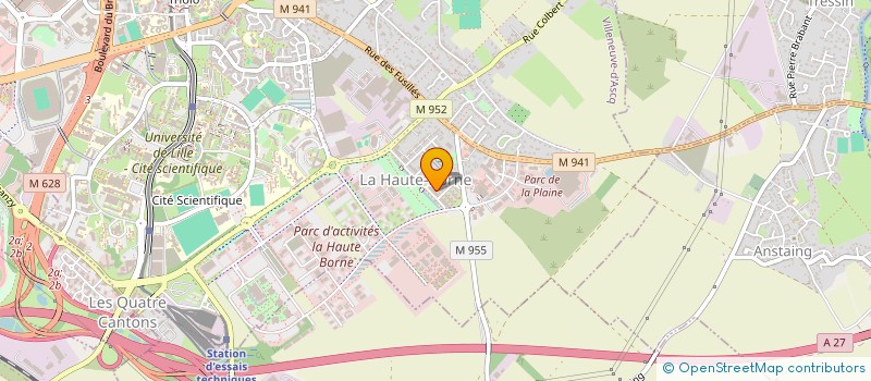 localisation de l'entreprise MADAME HELENE BONTE  VILLENEUVE-D'ASCQ