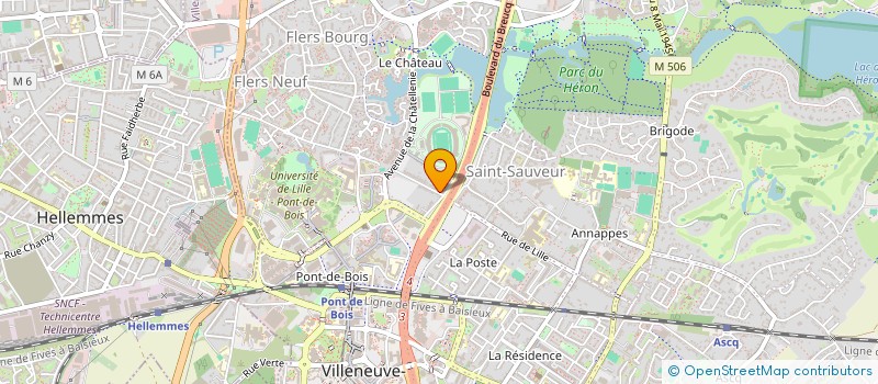 localisation de l'entreprise MADAME HELENE BORNE à VILLENEUVE D ASCQ