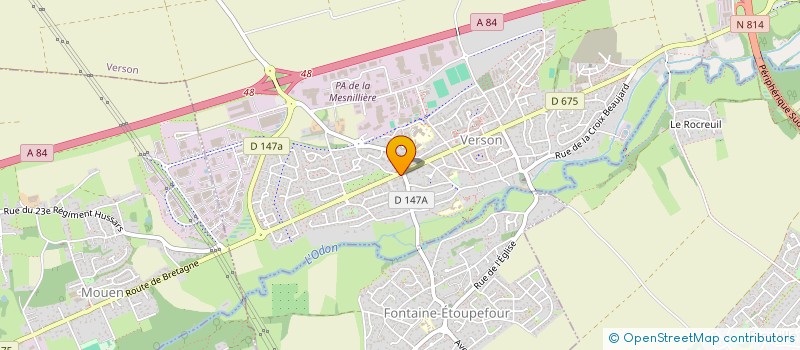 localisation de l'entreprise MADAME HELENE BOROS  VERSON