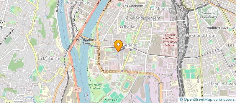 localisation de l'entreprise MADAME HELENE BORRELLY  LYON